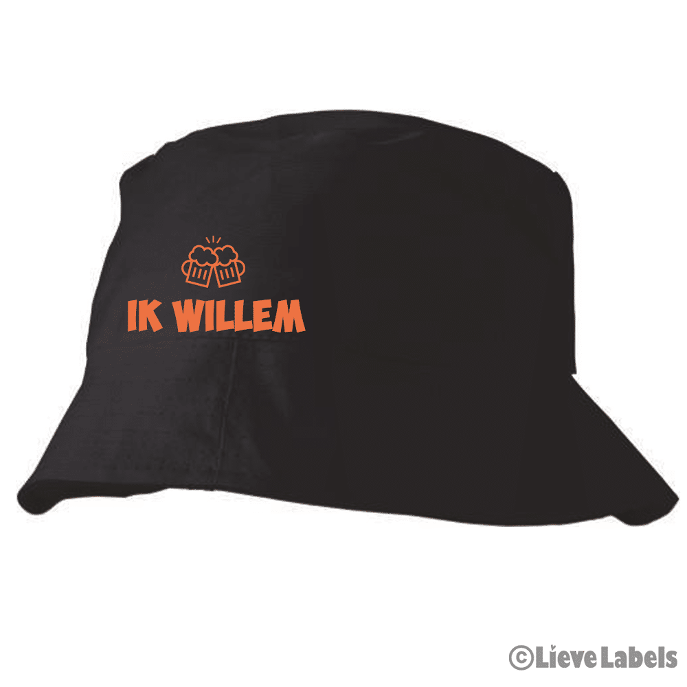 Bucket Hat Ik Willem Lieve Labels Nl