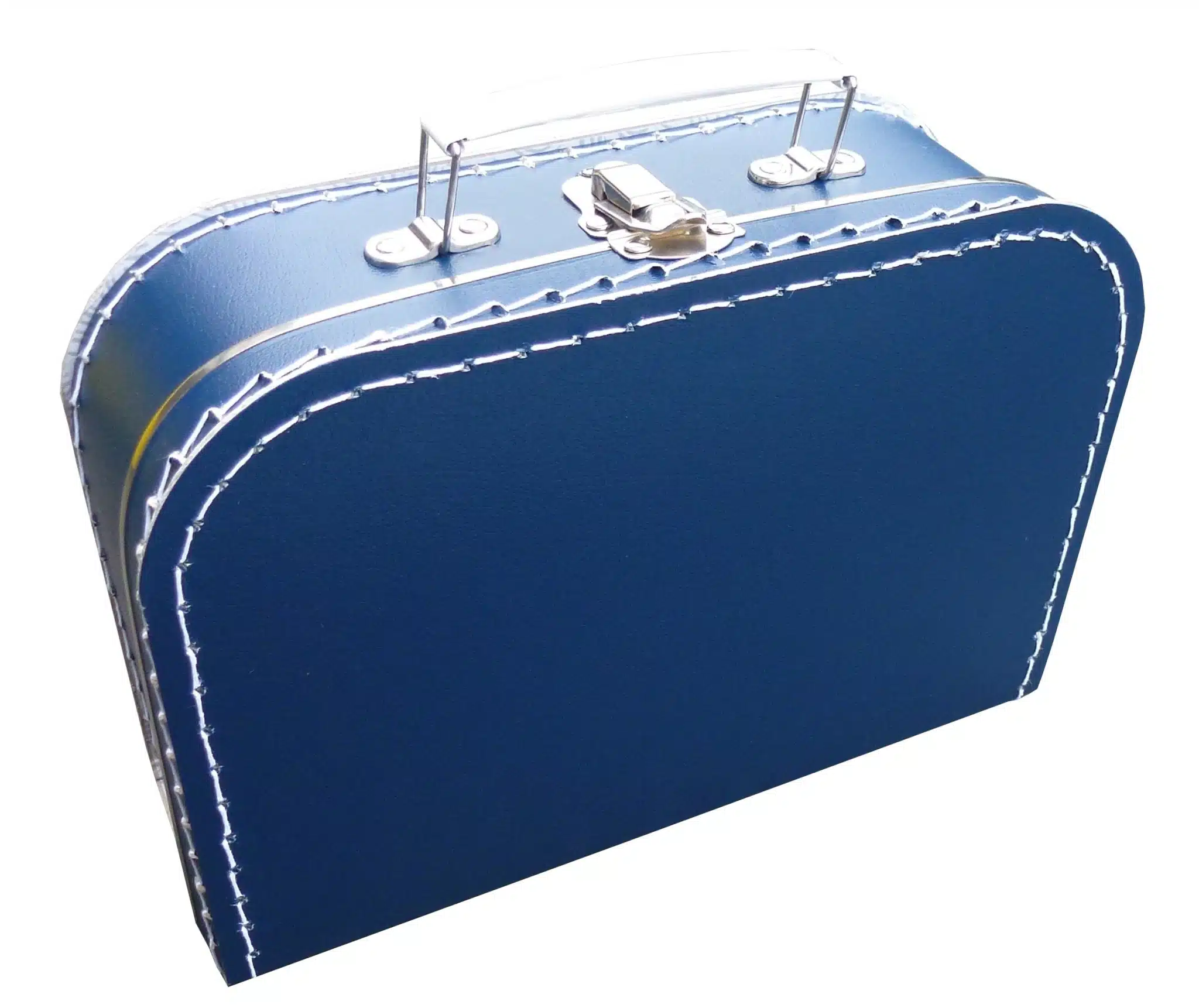 Poort ik heb dorst visueel Donkerblauw koffertje met naam en/of afbeelding - LieveLabels.nl