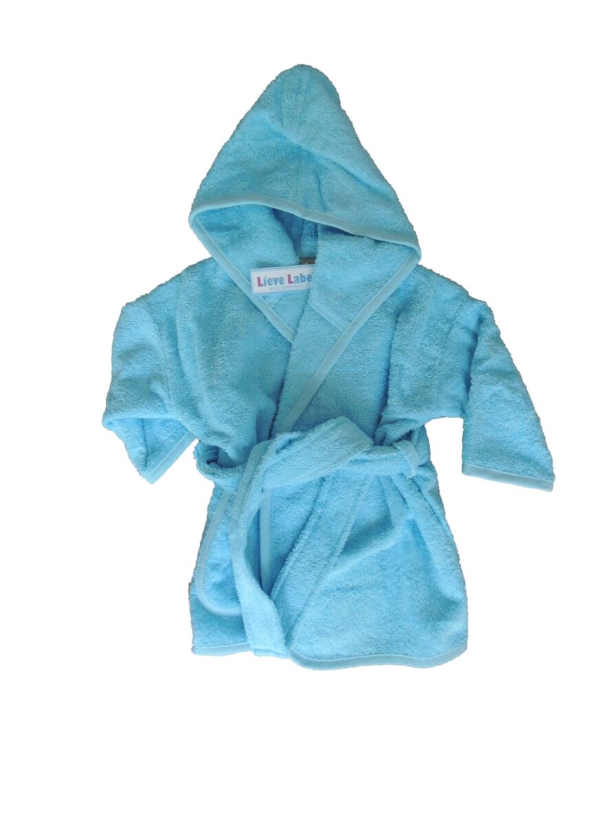Badjas babyblauw