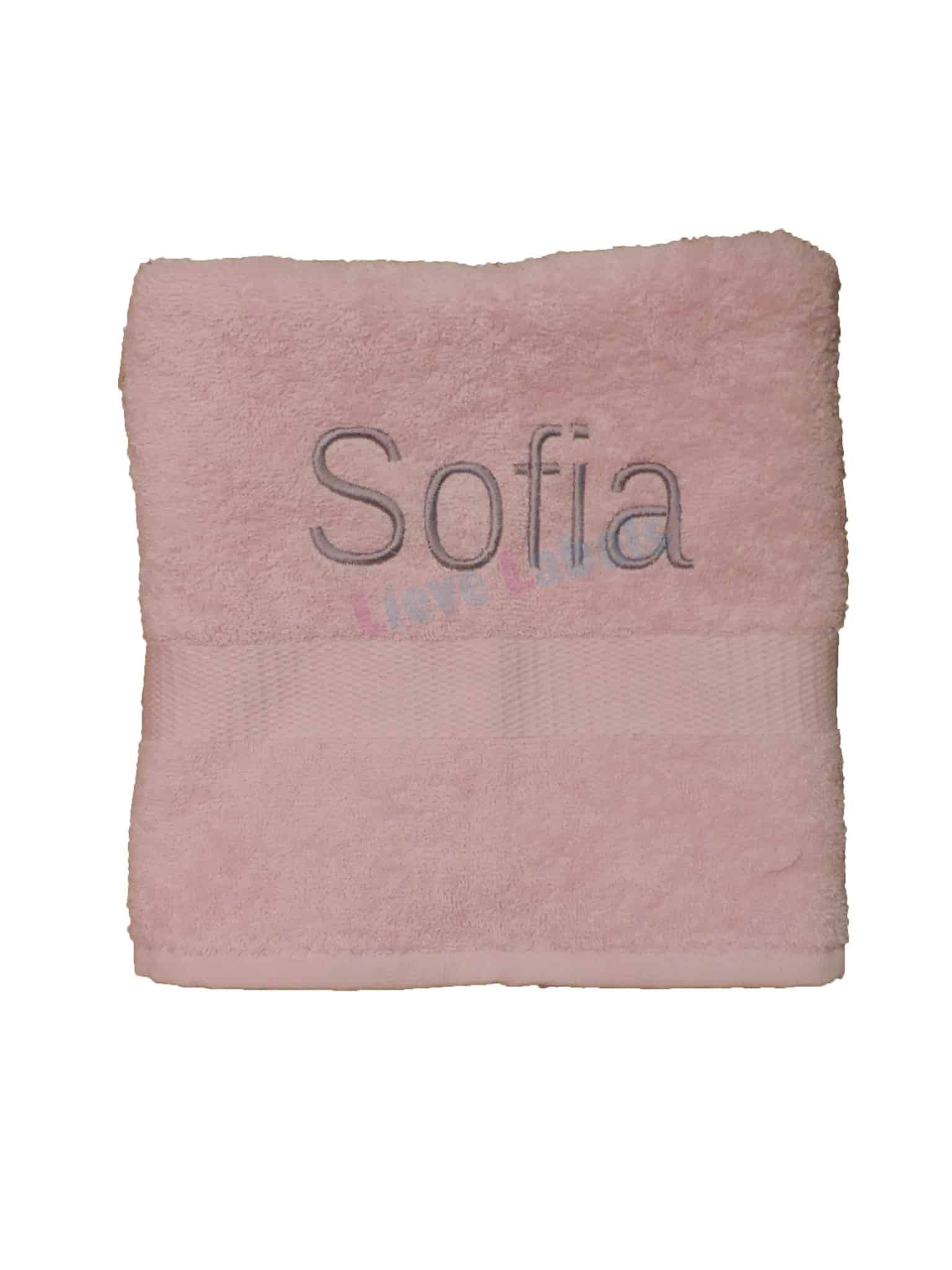 prinses zonlicht Pluche pop Handdoek met naam - bestel je nu bij Lieve Labels.nl
