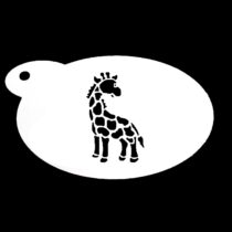 Schmink sjabloon - Giraf