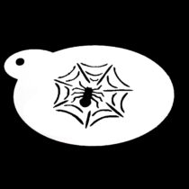 Schmink sjabloon - Spinnenweb