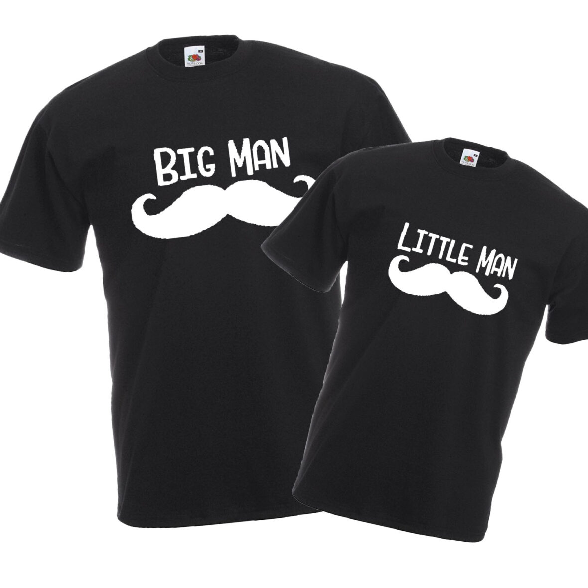 Big man Little man Moustache – Vader Zoon shirt