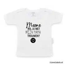 Shirt - Mama, wil je met mijn papa trouwen?