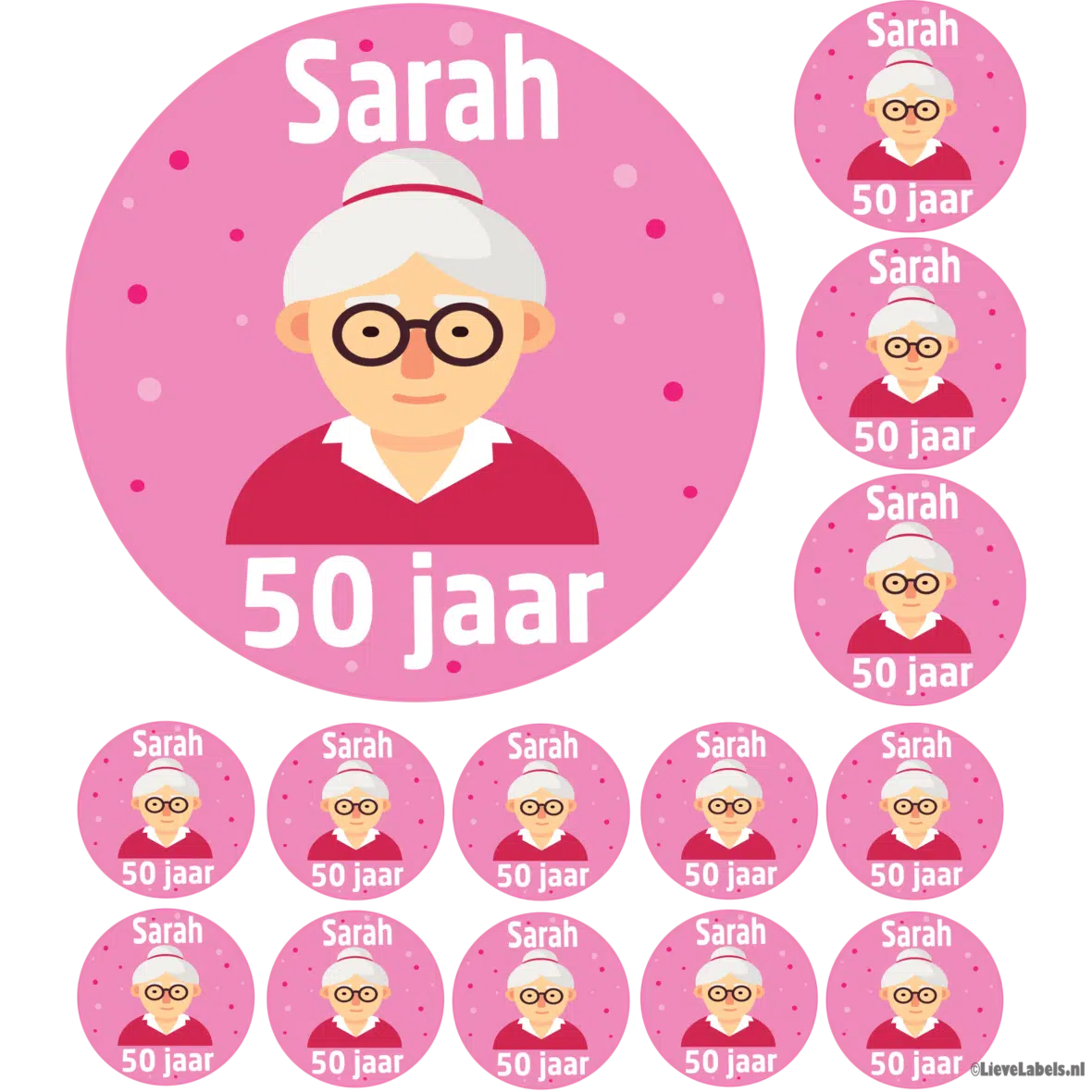 Stickerset – Sarah