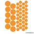 Set oranje stippen - statisch