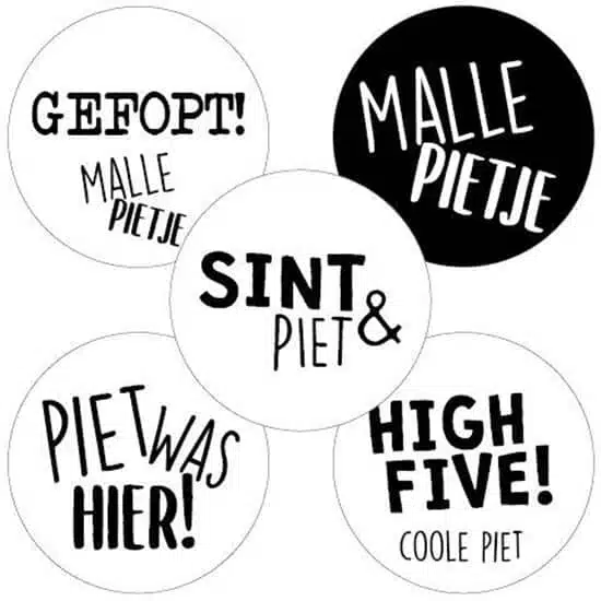 Stickers – Malle Pietje | 10 stuks