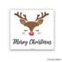 Kersttegeltje reindeer