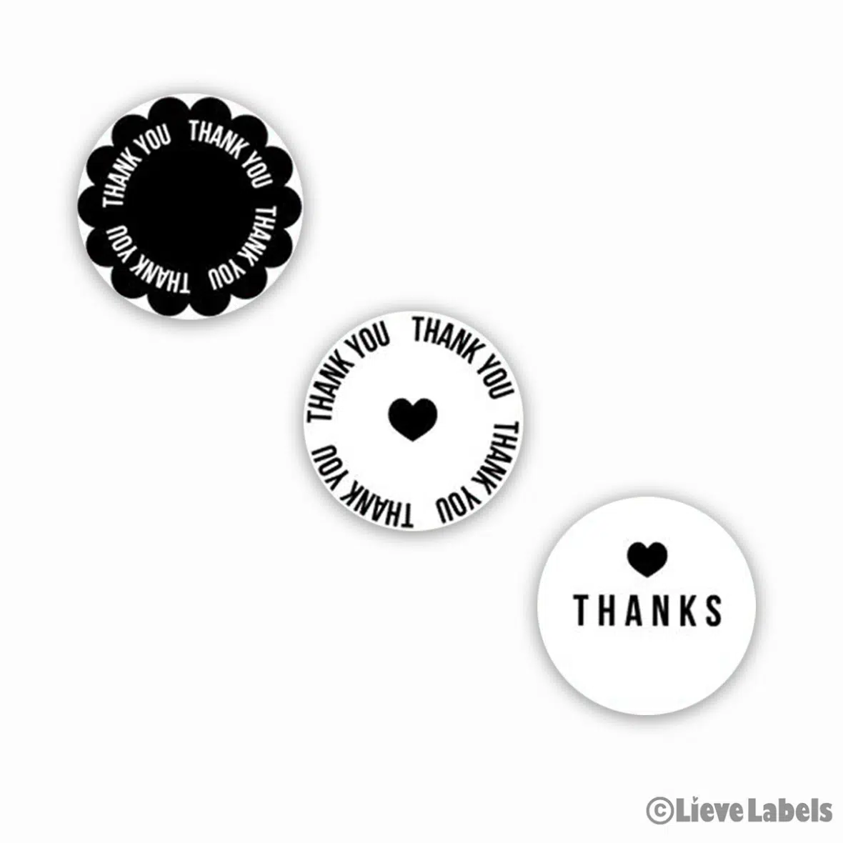 Stickers – Thank you | 10 stuks