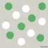 Herbruikbare statische raamsticker – Confetti Groen/Wit