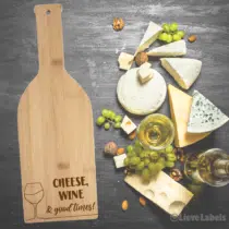 Gusta Borrelplank - Cheese and Wine